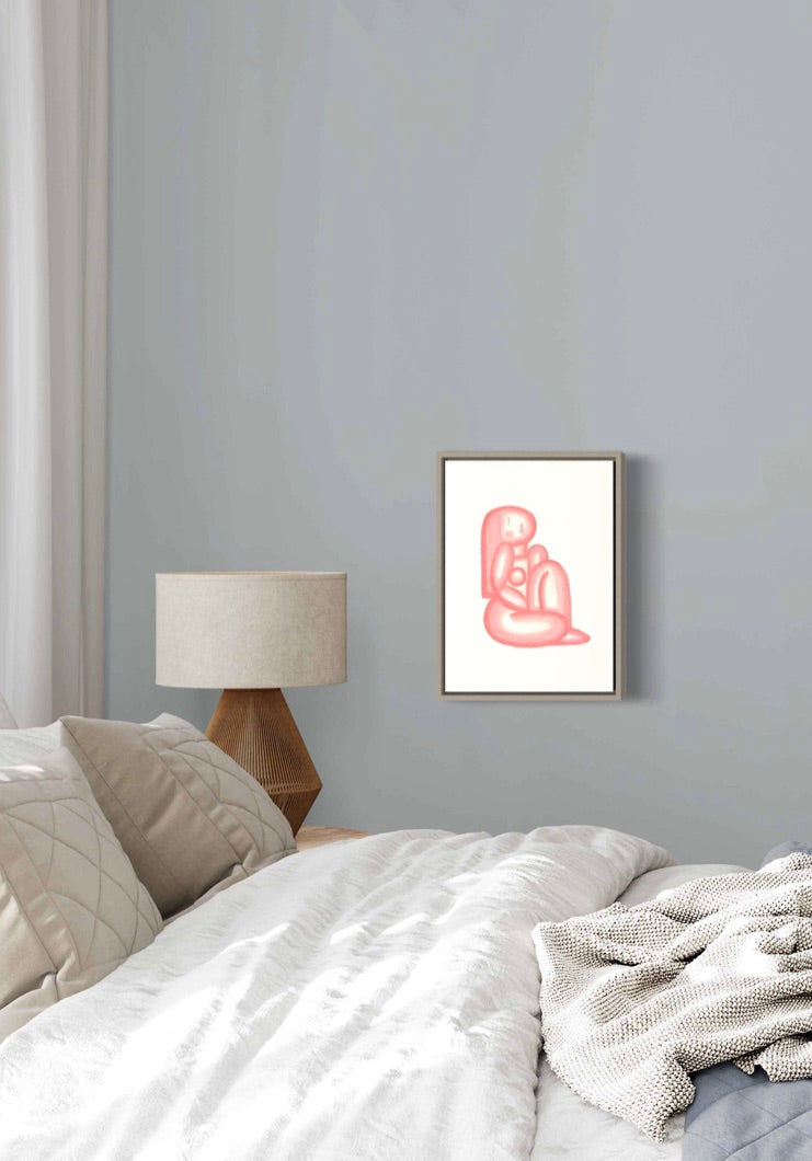 Vrouw Hele Poster in mat papier van museumkwaliteit