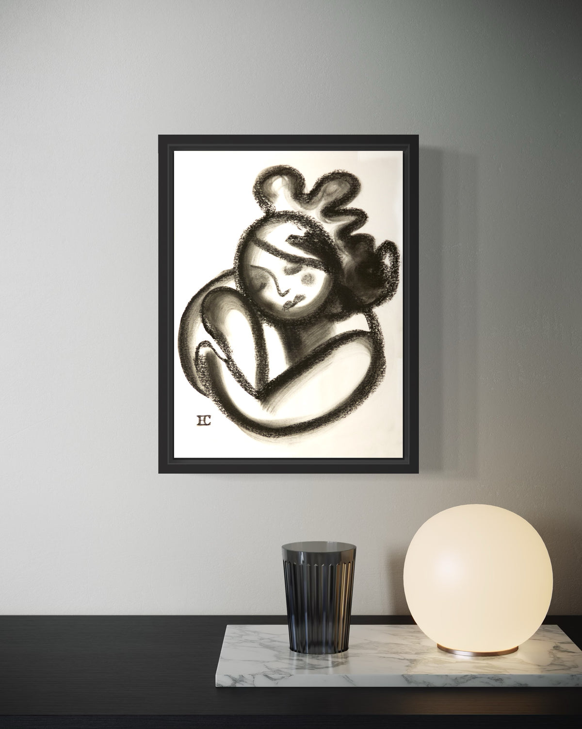 Female resting - Original