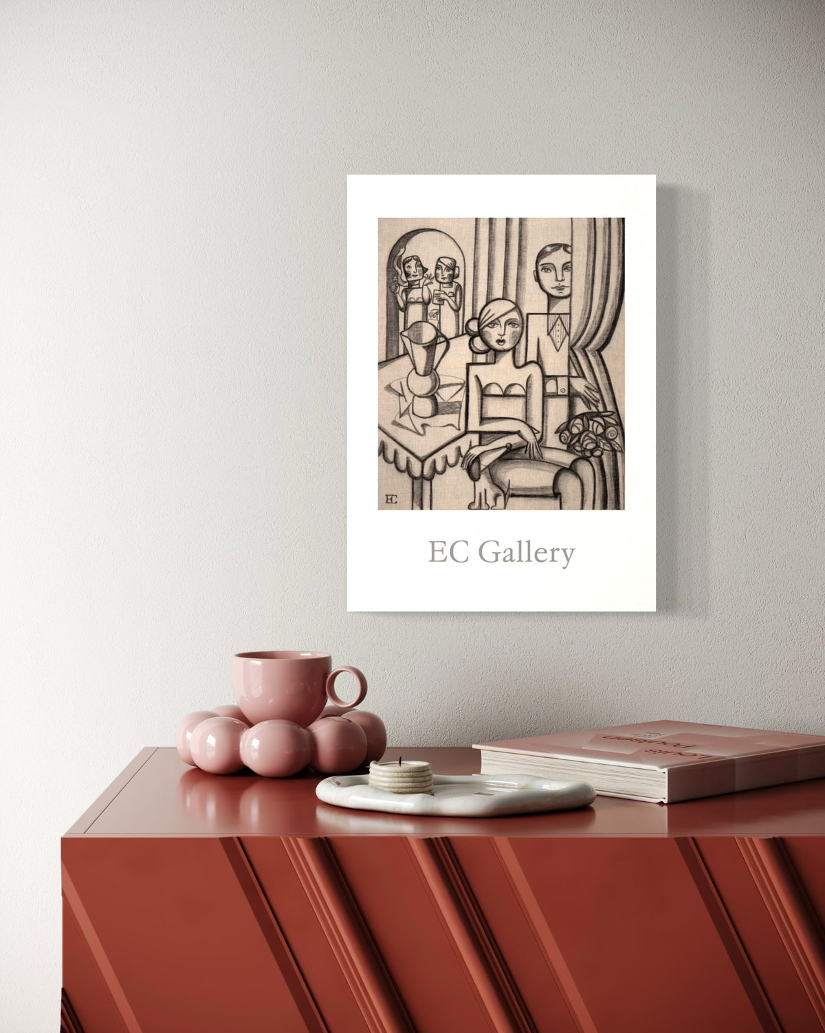 Tafelgesprekken // Poster in mat papier van museumkwaliteit