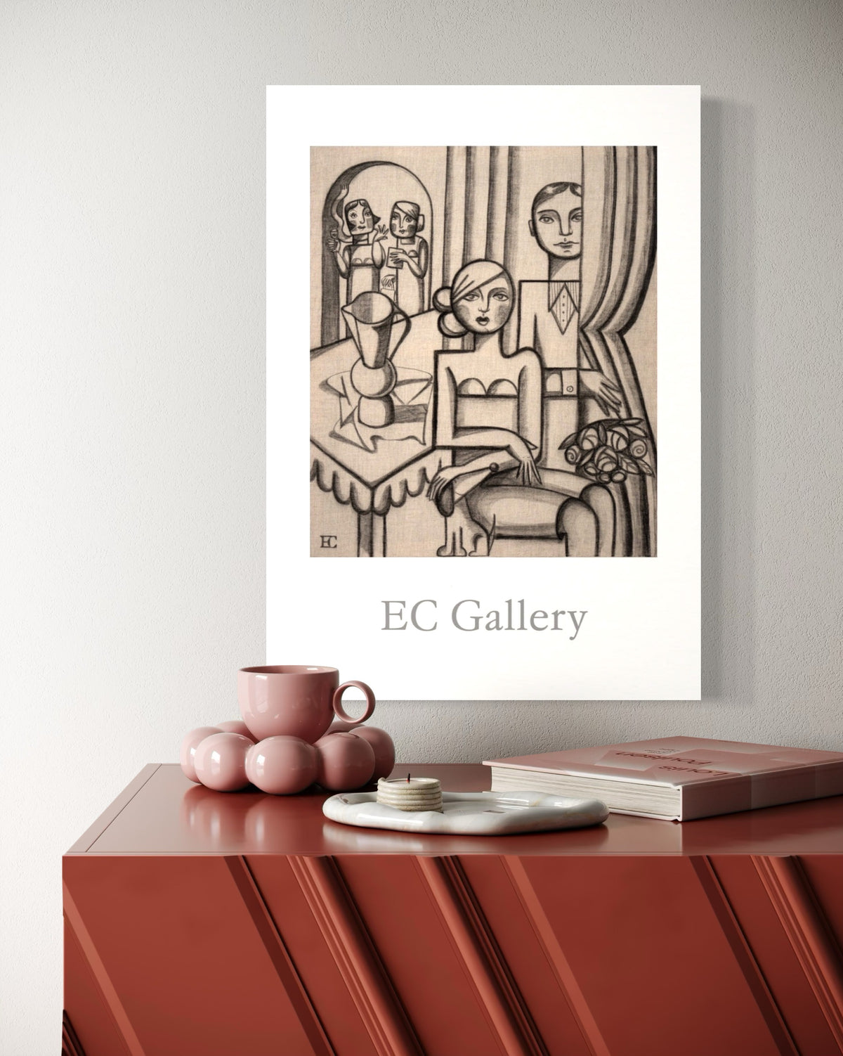 Tafelgesprekken // Poster in mat papier van museumkwaliteit