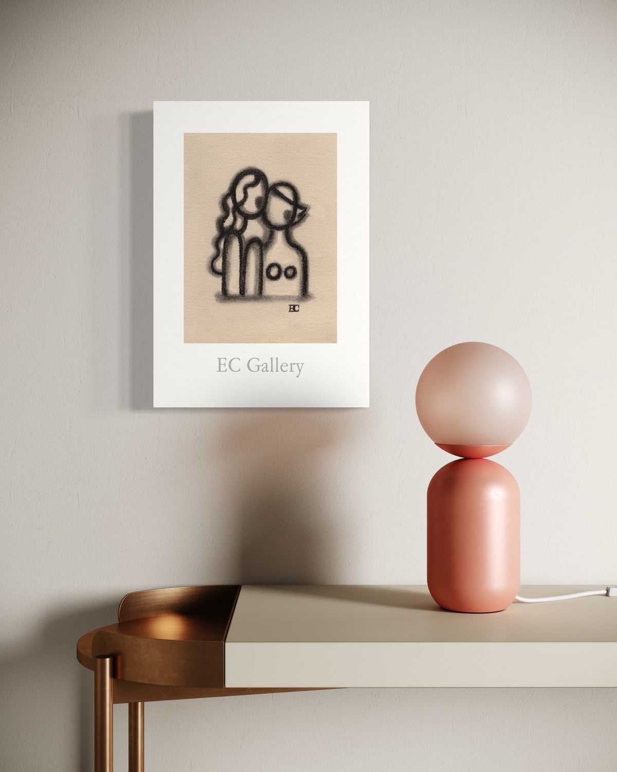 LadyLove // ​​Poster in mat papier van museumkwaliteit