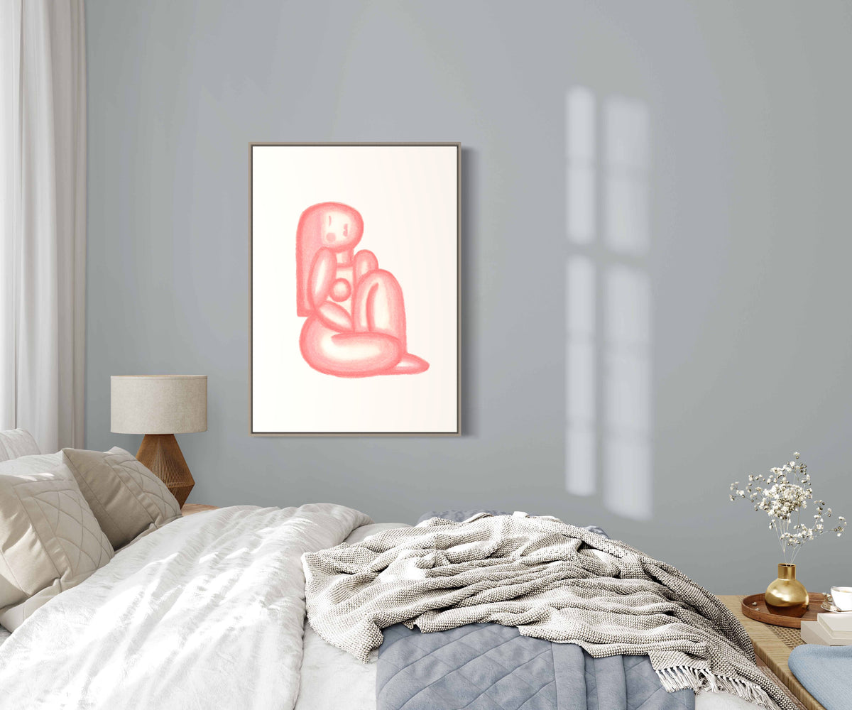Vrouw Hele Poster in mat papier van museumkwaliteit